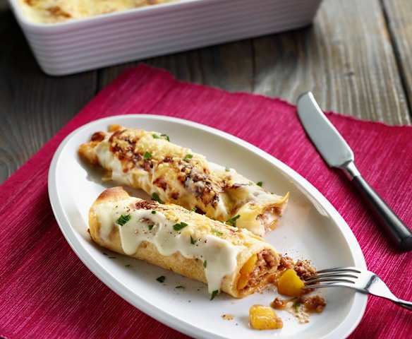 Hackfleisch-Pfannkuchen