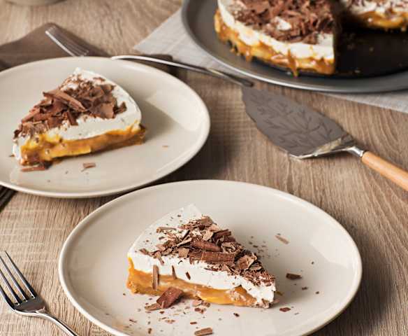 Tarta de plátano y dulce de leche (Banoffee pie)
