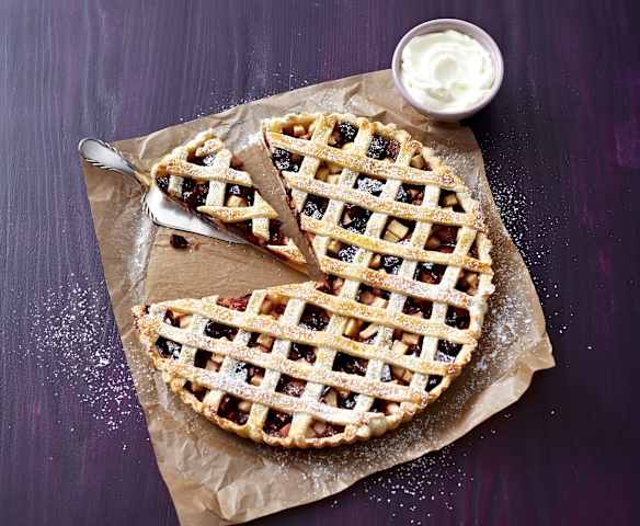 Pflaumen-Birnen-Tarte