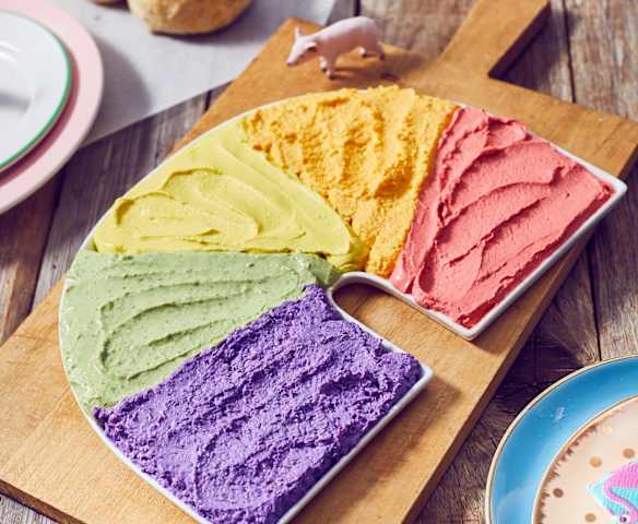 Regenbogen-Dip Regenbogen-Dip