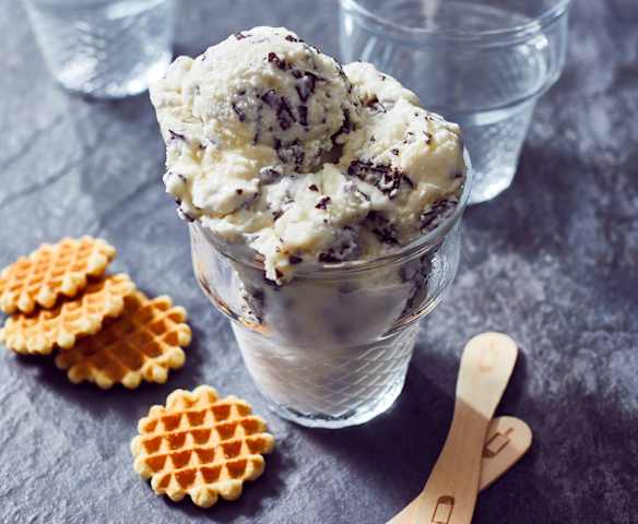 Stracciatella-Eis