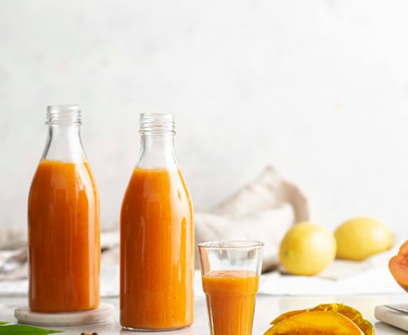 Jugo de papaya y mango