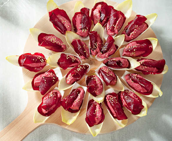 Houmous de betterave rouge