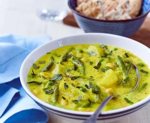 Bohnen-Kartoffel-Curry
