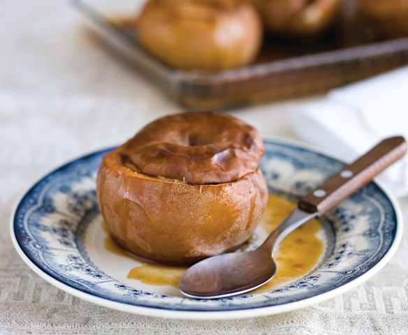 Maçãs assadas recheadas