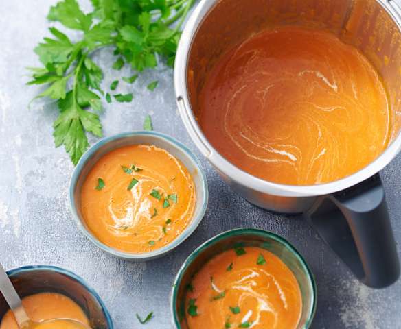 Velouté de tomates à la crème