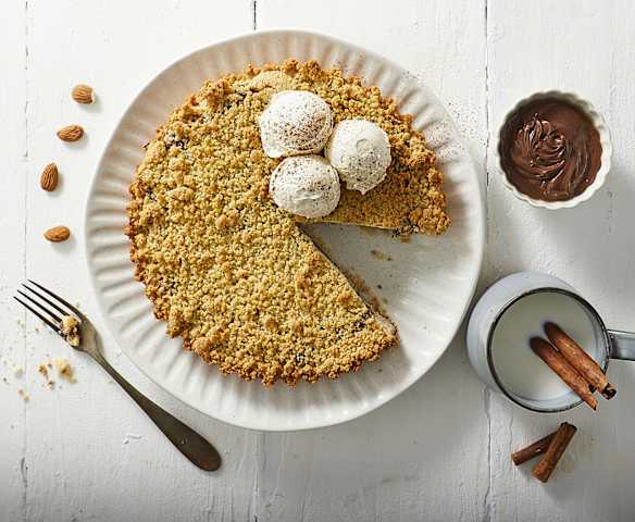 Torta sbrisolona al cioccolato (vegan)