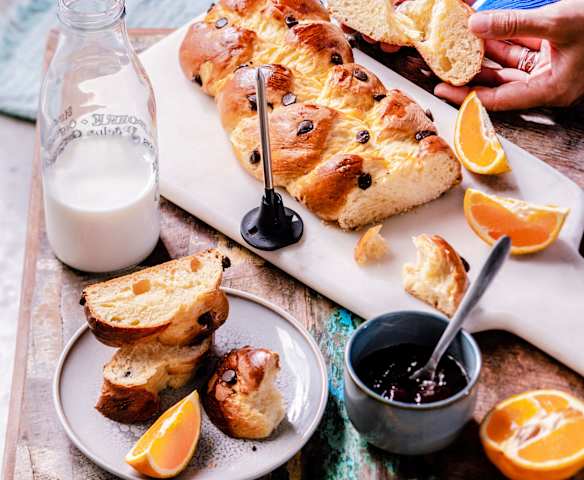 Brioche à la mie filante