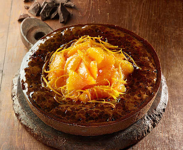 Tarte brownies all'arancia di Luca Montersino