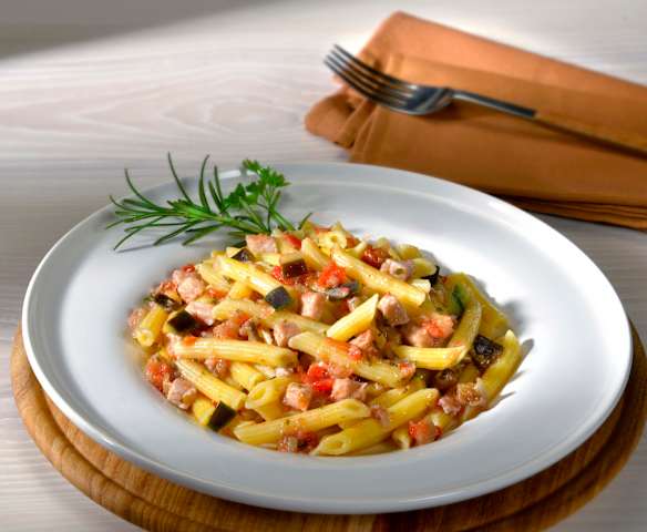 Pennette allo spada con melanzane al rosmarino