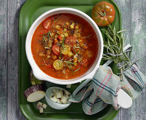 Szybka zupa ratatouille