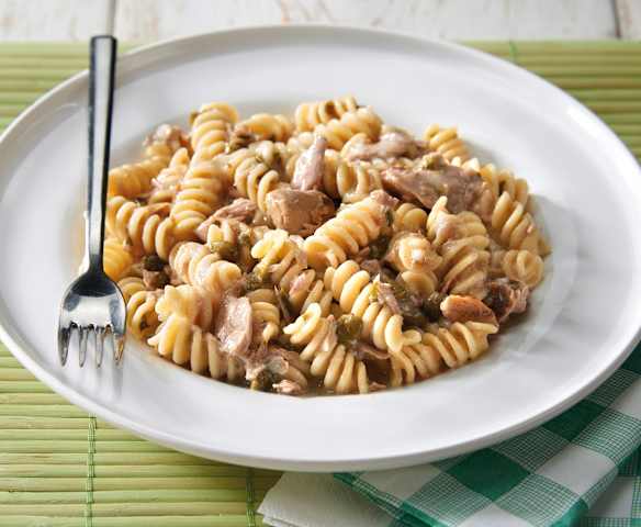 Fusilli risottati tonno e capperi