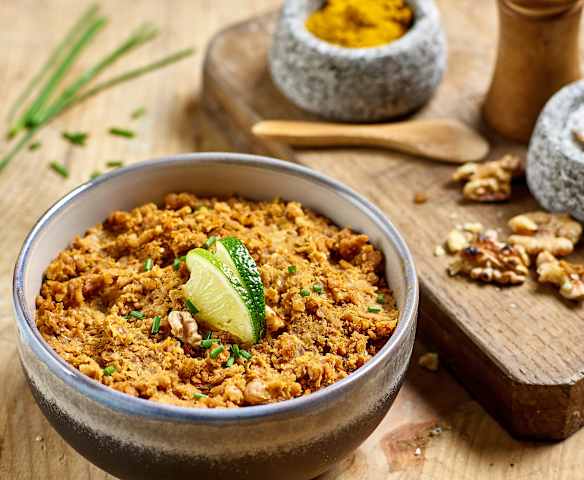 Tartinade de lentilles corail aux noix