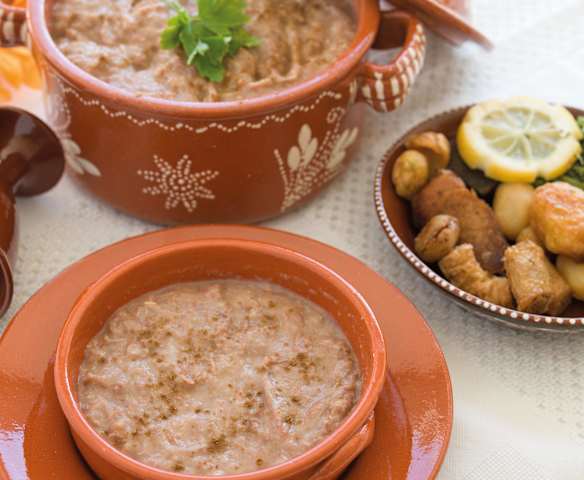 Papas de sarrabulho à moda de Braga