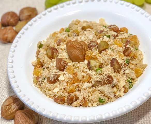 Farofa de castanhas portuguesas