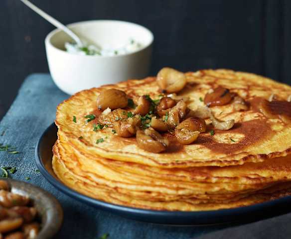 Galettes de potimarron aux châtaignes