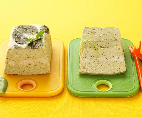 Kuřecí terina s bazalkou a Crème fraîche