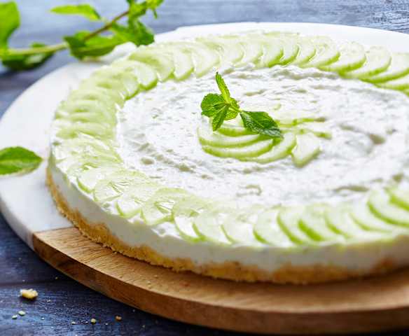 Cheesecake au concombre