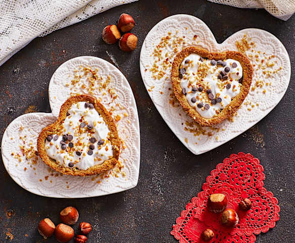 Tartellette cioccolato e marshmallow Tartellette cioccolato e marshmallow