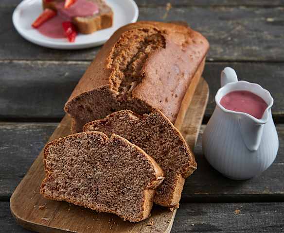 Plumcake con crema alla fragole