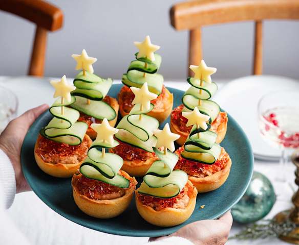 Tartellette alberello di Natale