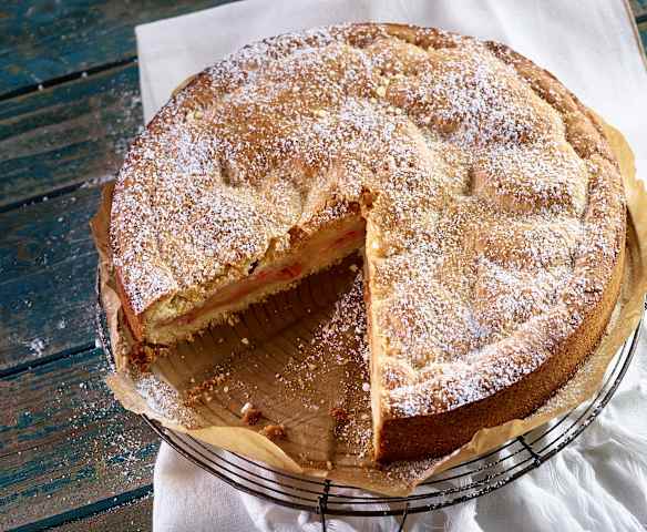 Gedeckter Apfelkuchen