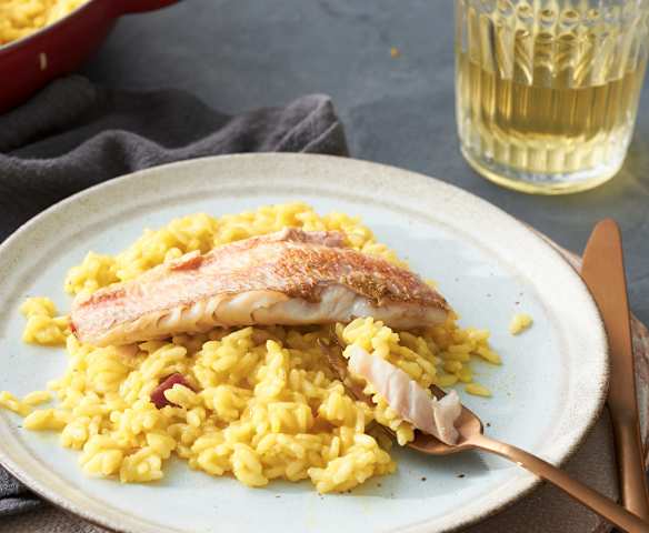 Arroz con salmonetes