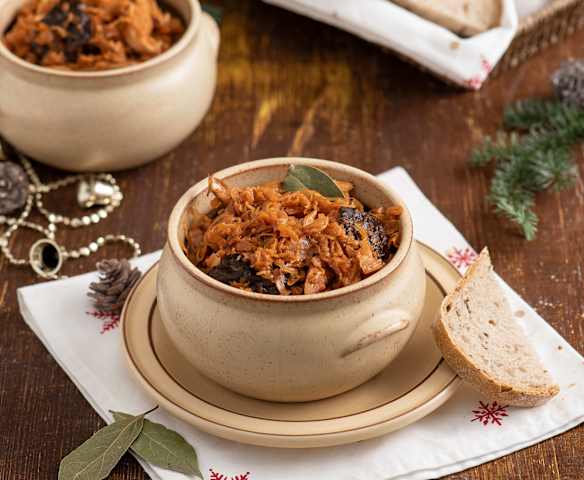 Wegański bigos z boczniakami