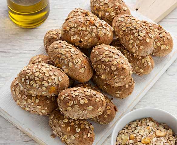 Pancitos integrales con nueces