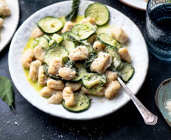 Gnocchi di patate con zucchine
