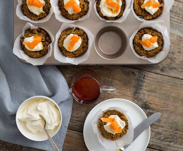 Carrot poppy seed muffins Carrot poppy seed muffins