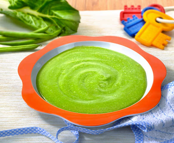 Supă cremă de legume, cu cereale și ricotta (7-9 luni) Supă cremă de legume, cu cereale și ricotta (7-9 luni)