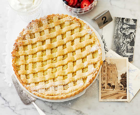 Crostata mit Vanillecreme