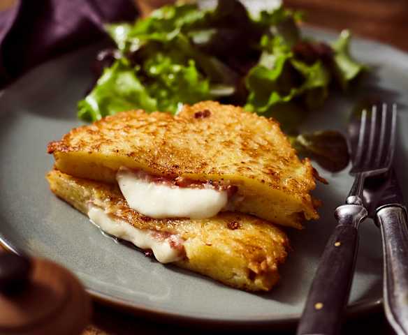 Gefüllte Kartoffelrösti