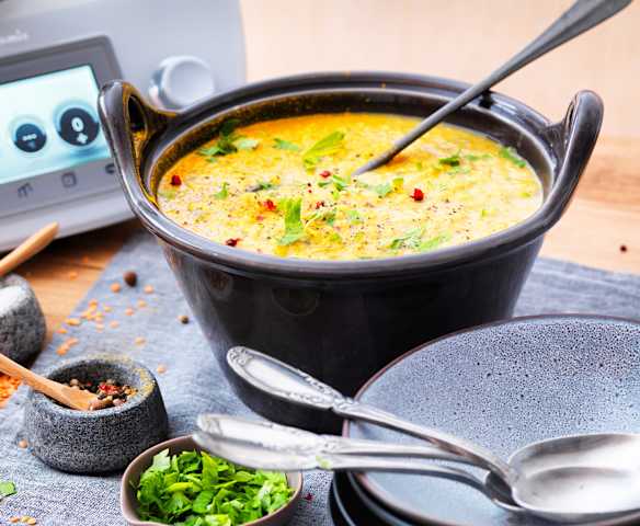 Soupe de lentilles corail