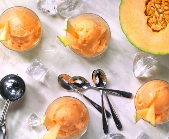 Σορμπέ πεπόνι