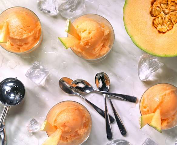 Melonensorbet