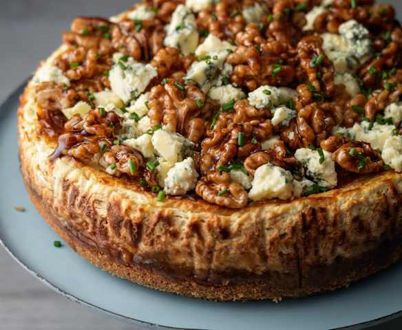 Savoury Stilton Cheesecake