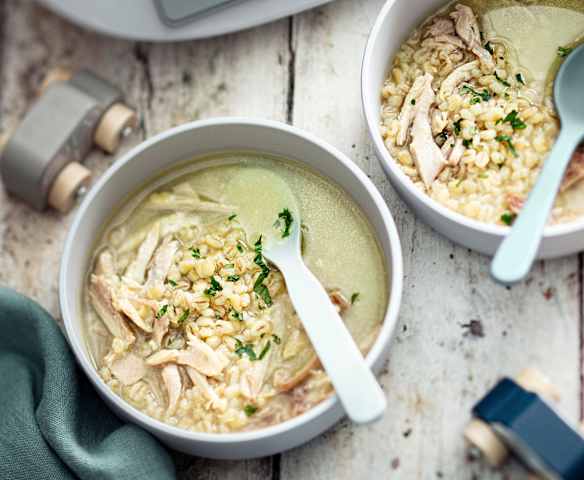 Baby-friendly Chicken and Barley Soup
