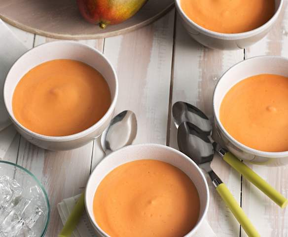 Gazpacho de mango