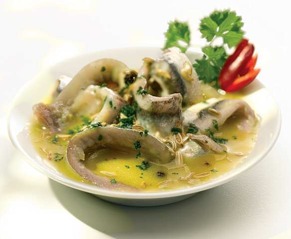 Antipasto di alici agli agrumi