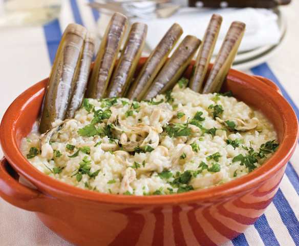 Arroz de lingueirão