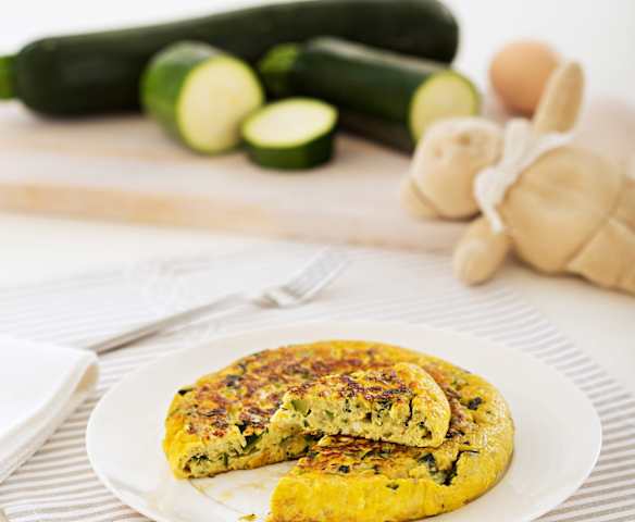 Tortilla de calabacín Tortilla de calabacín