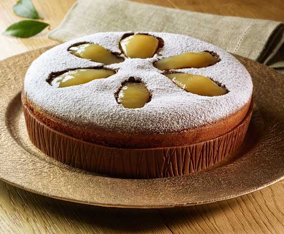 Torta pere e cacao all'olio extravergine di oliva di Luca Montersino Torta pere e cacao all'olio extravergine di oliva di Luca Montersino