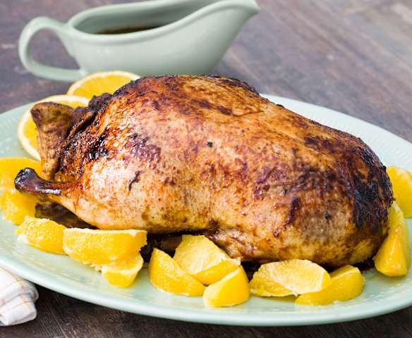 Pato a la naranja