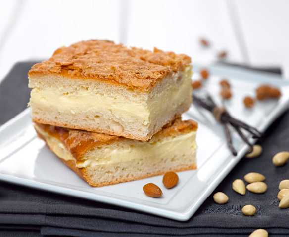 Pudingovo-mandlové řezy