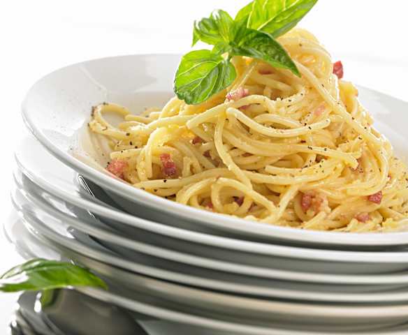 Spaghetti carbonara express