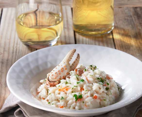 Risotto alla crema di granchio