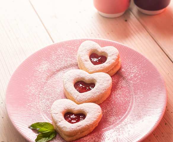 Galletas corazón