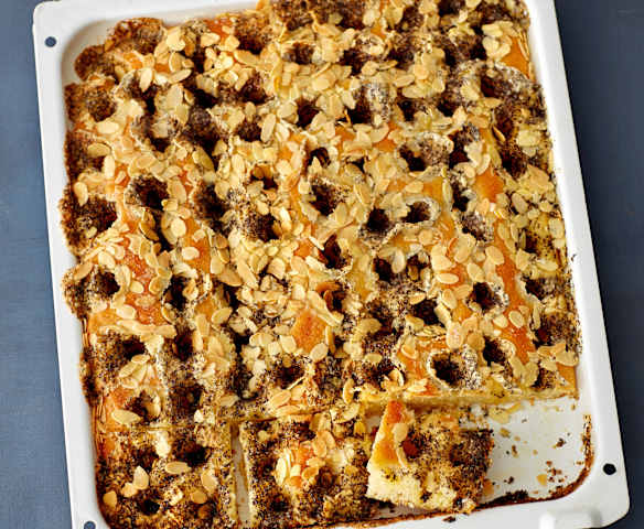 Butterkuchen mit Mohn